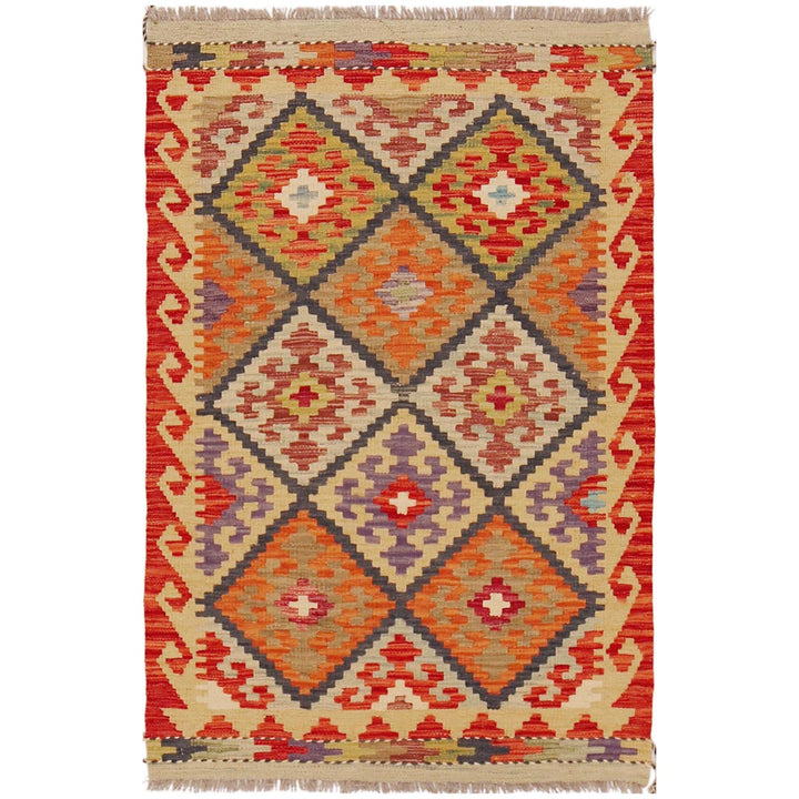 Handmade Vegetable Kilim 2' 9" x 4' 2" - No. AL16689