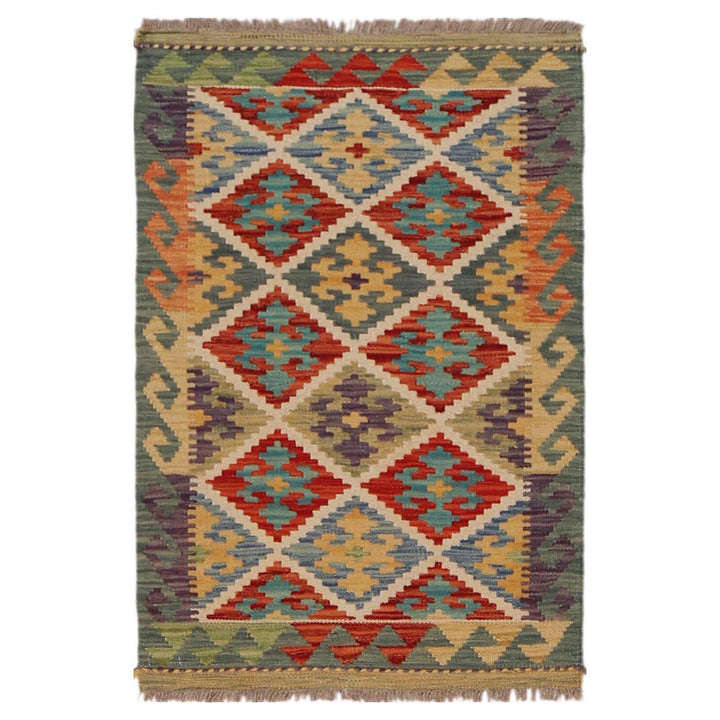 Small Size Chobi Kilim 2' 1" x 3' 1" - No. AL47791