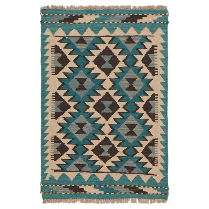 Hand Made Afghan Kilim 2' 1" x 3' 1" - No. AL34842