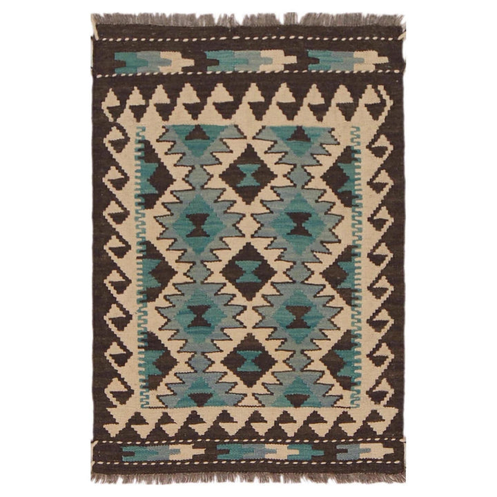 Hand Made Afghan Kilim 2' 1" x 2' 11" - No. AL41983