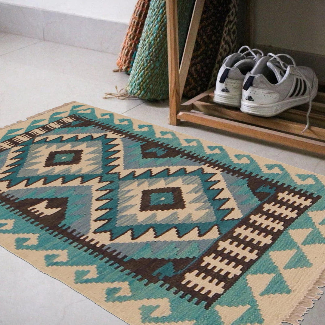 Small Size Chobi Kilim 2' 2" x 3' 1" - No. AL61645