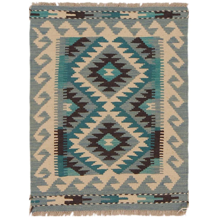 Handmade Afghan Vegetable Kilim 2' 0" x 2' 10" - No. AL20051