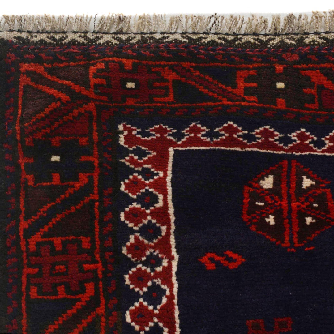 Red Color Baluchi Rug 2' 11" x 4' 10" - No. AL21421