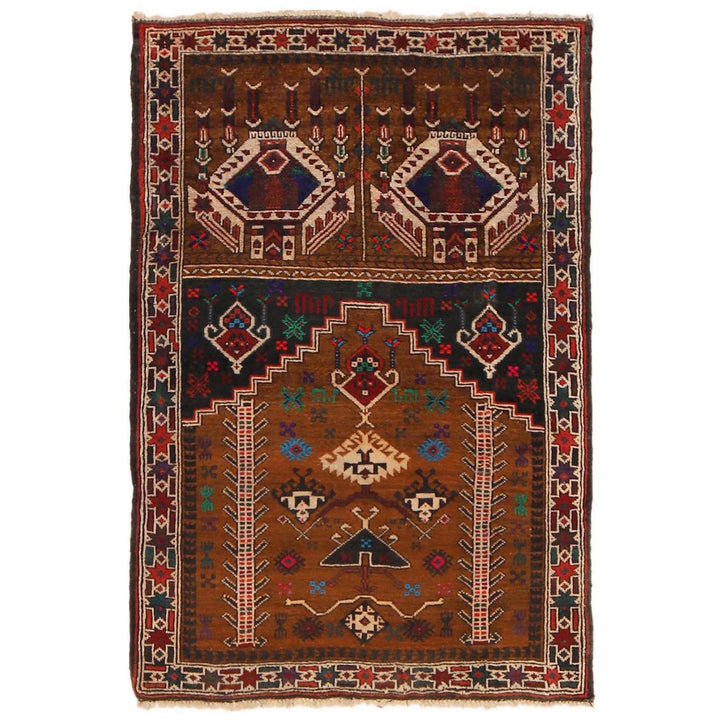 Handmade Prayer Rug 2' 9" x 4' 0" - No. AL85444