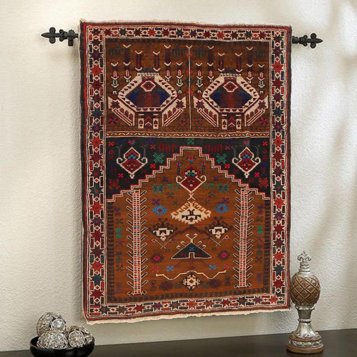 Handmade Prayer Rug 2' 9" x 4' 0" - No. AL85444