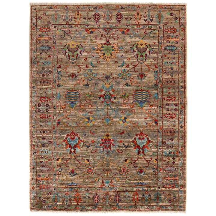 Modern Sultani Carpet 5' 0" x 6' 8" - No. AL80406