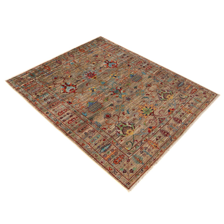 Modern Sultani Carpet 5' 0" x 6' 8" - No. AL80406