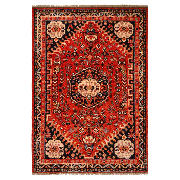 Handmade Shiraz Carpet 4' 1" x 6' 0" - No. AL42311