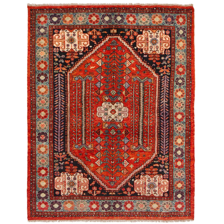 Persian Shirazi Design Carpet 5' 9" x 7' 8" - No. AL53738