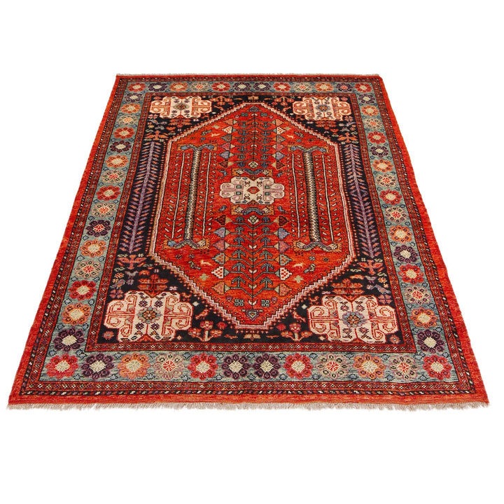 Persian Shirazi Design Carpet 5' 9" x 7' 8" - No. AL53738