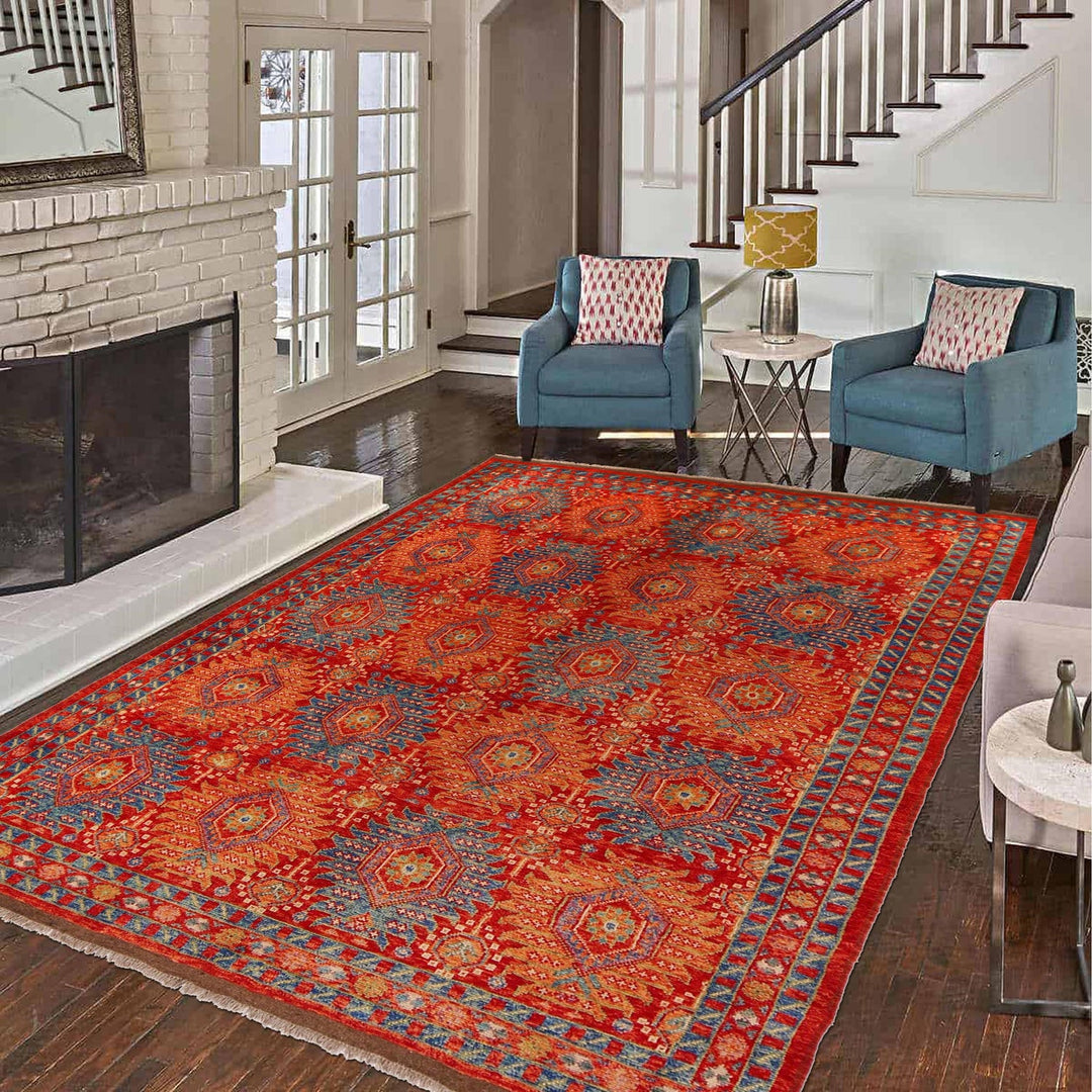 Contemporary Oushak Rug 6' 7" x 9' 5" - No. AL31743