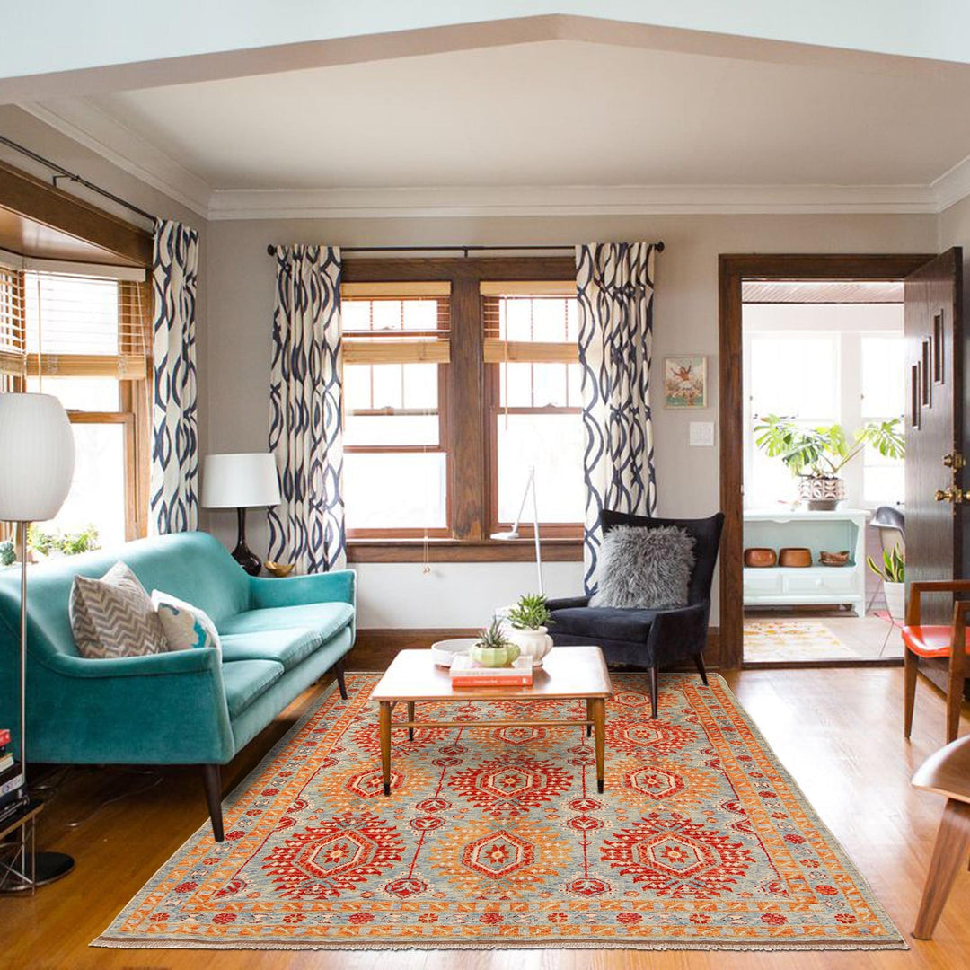 Contemporary Oushak Rug 5' 9" x 7' 8" - No. AL43636