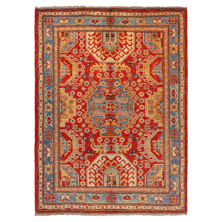 Rich Red Color Shiraz Carpet 5' 1" x 6' 7" - No. AL94143