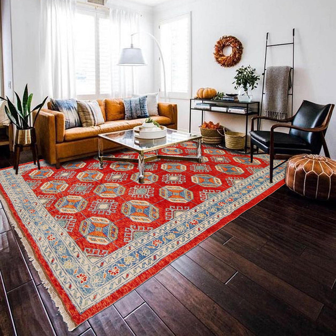 Oriental Bukhara Area Rug 5' 10" x 7' 8" - No. AL92554