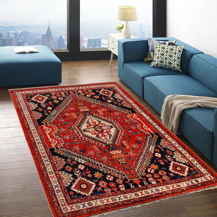 Rich Red Color Shiraz Carpet 5' 1" x 6' 4" - No. AL24193