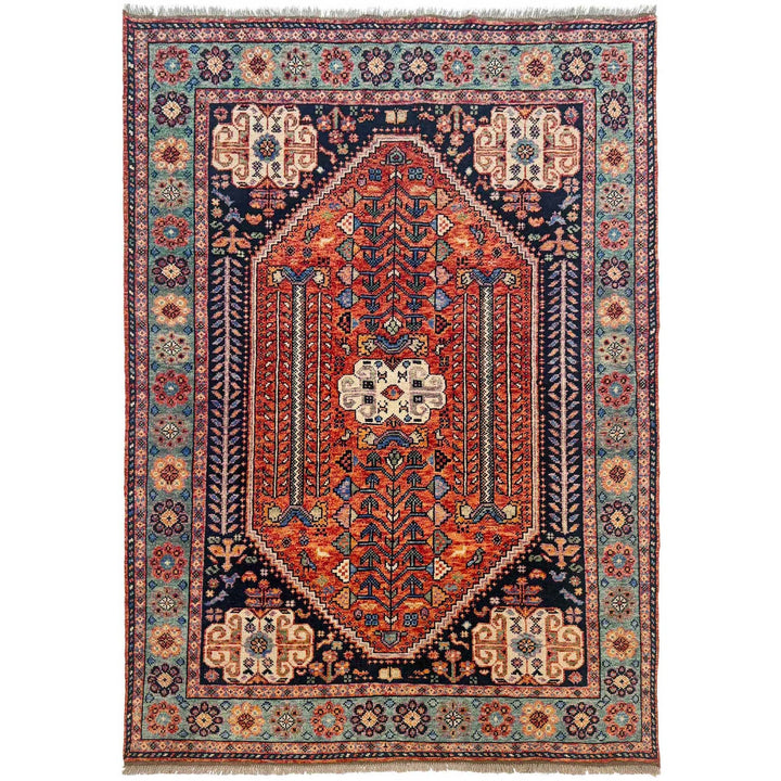 Handmade Sherazi Area Rug 5' 7" x 7' 7" - No. AL81367
