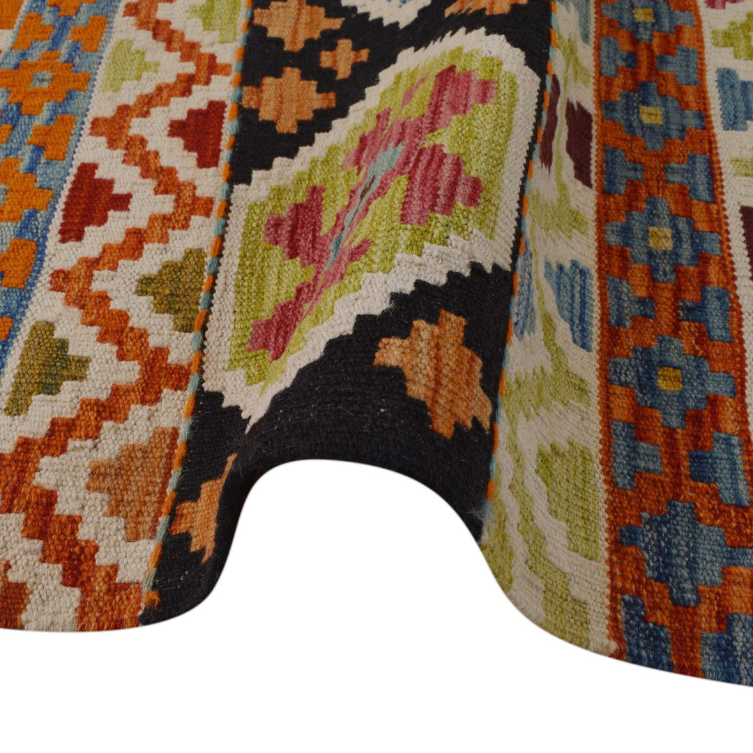 Hand Made Afghan Kilim 5' 11" x 7' 11" - No. AL33305