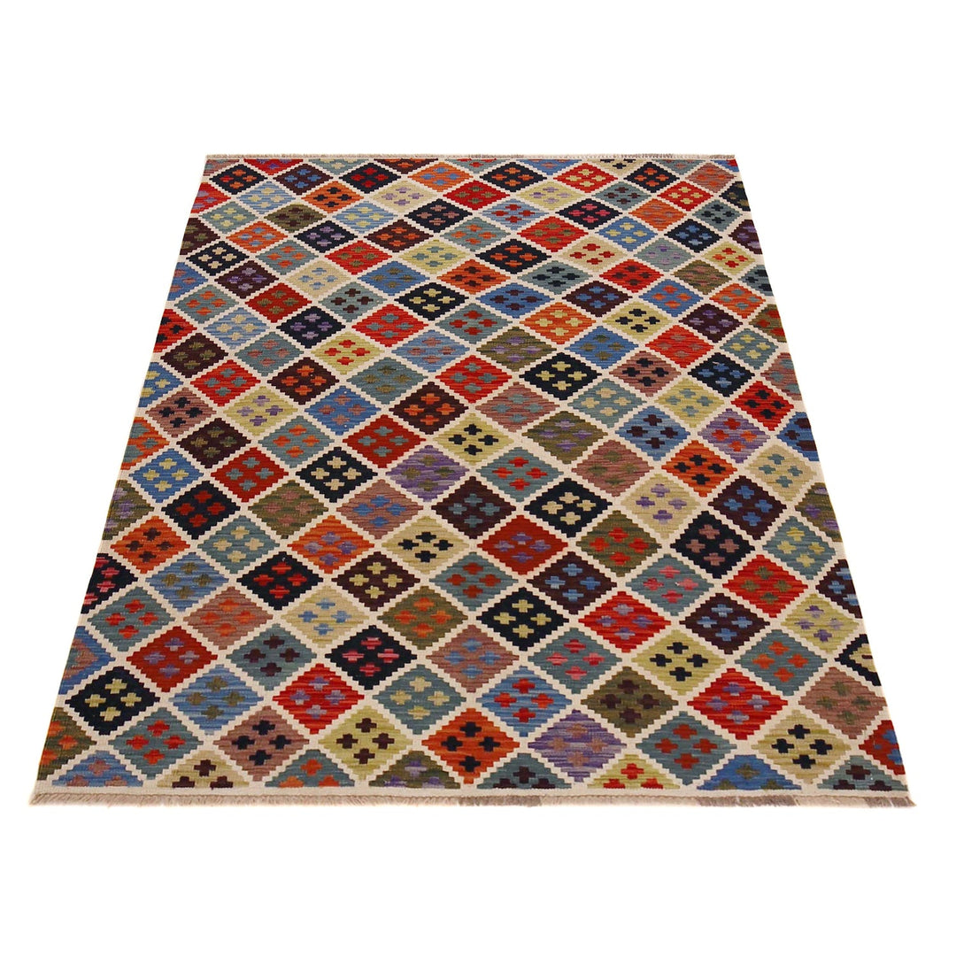 Medium Size Chobi Kilim 5' 1" x 6' 9" - No. AL82320