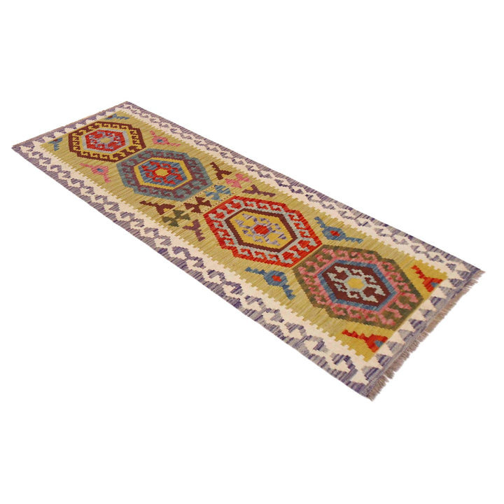 Hand Knotted Flatweave Kilim Runner 2' 2" x 6' 7" - No. AL31554