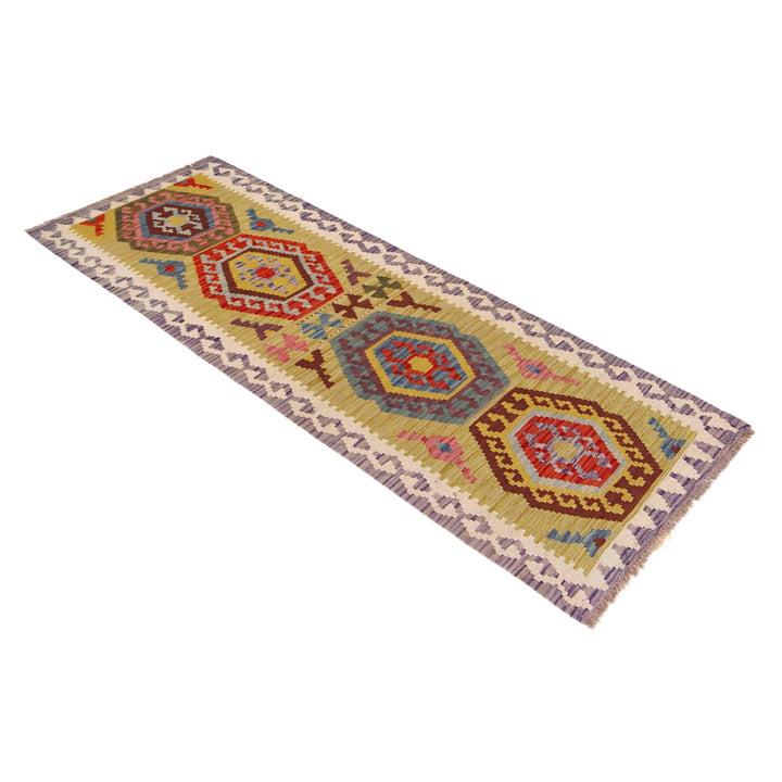 Hand Knotted Flatweave Kilim Runner 2' 2" x 6' 7" - No. AL31554