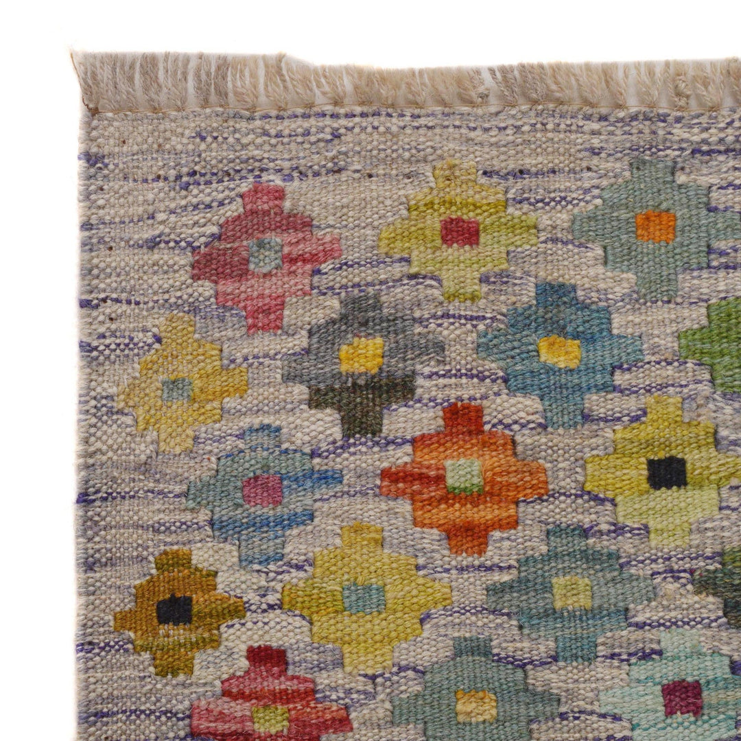 Handmade Vegetable Kilim Runner 1' 11" x 4' 9" - No. AL84138