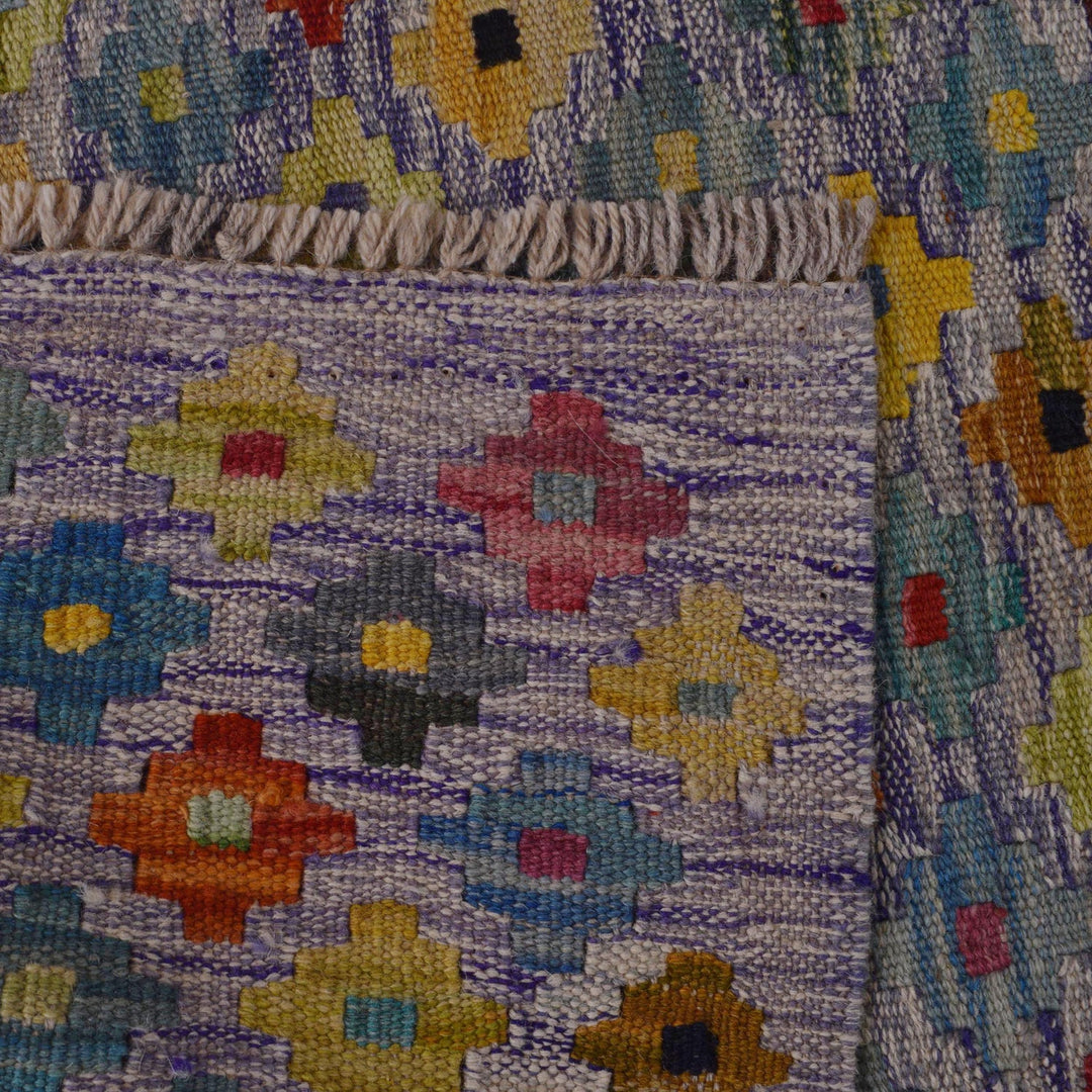 Handmade Vegetable Kilim Runner 1' 11" x 4' 9" - No. AL84138