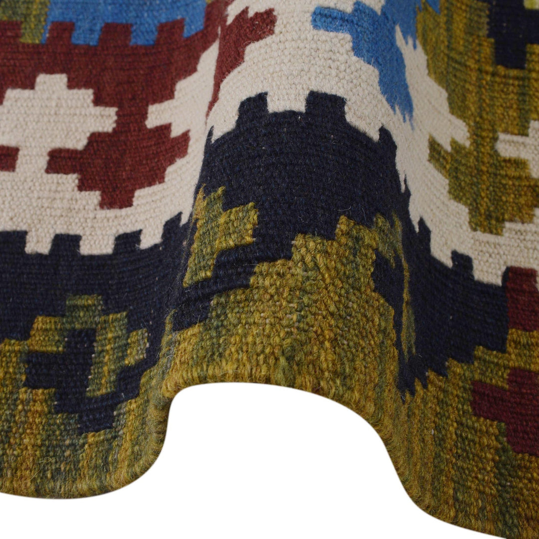 Hand Knotted Flatweave Kilim 5' 1" x 6' 9" - No. AL63762