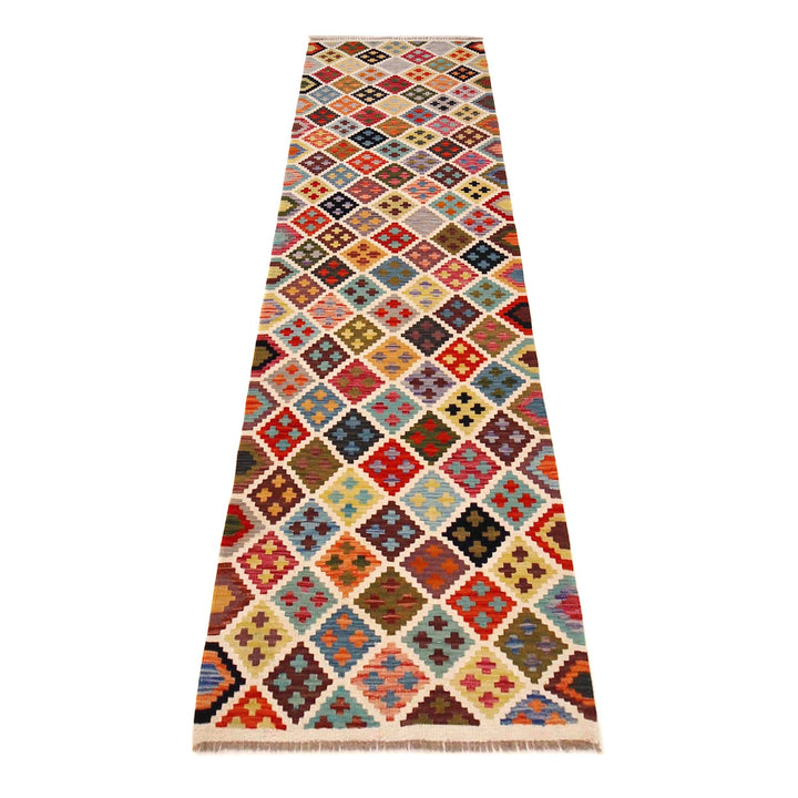 Long Chobi Kilim Runner 2' 8" x 9' 7" - No. AL27466