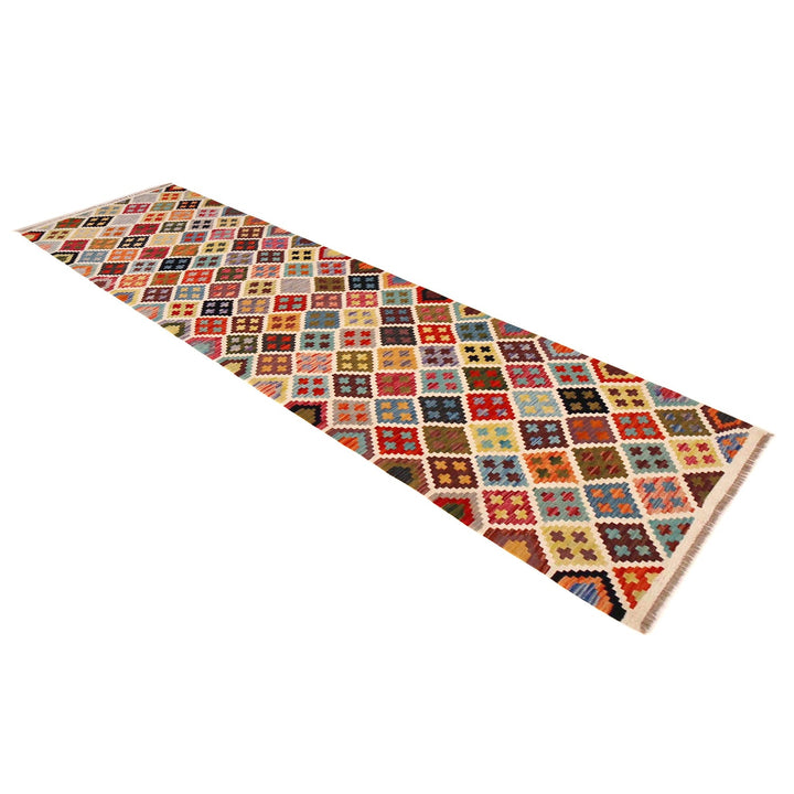 Long Chobi Kilim Runner 2' 8" x 9' 7" - No. AL27466