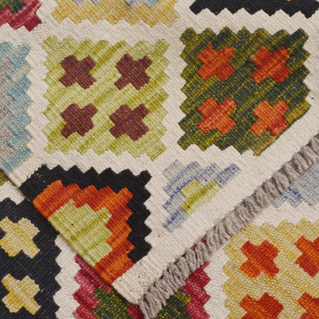 Long Chobi Kilim Runner 2' 8" x 9' 7" - No. AL27466