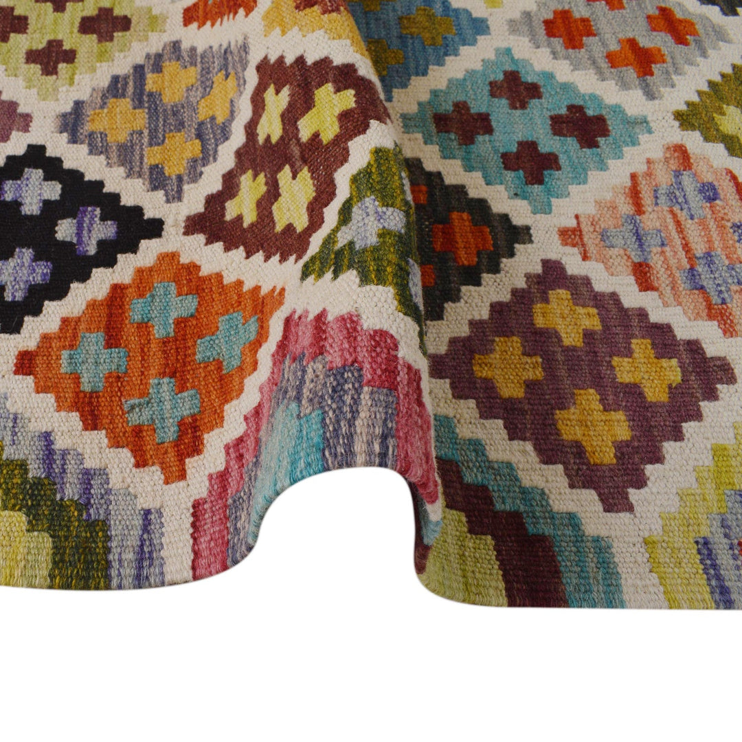 Long Chobi Kilim Runner 2' 8" x 9' 7" - No. AL27466