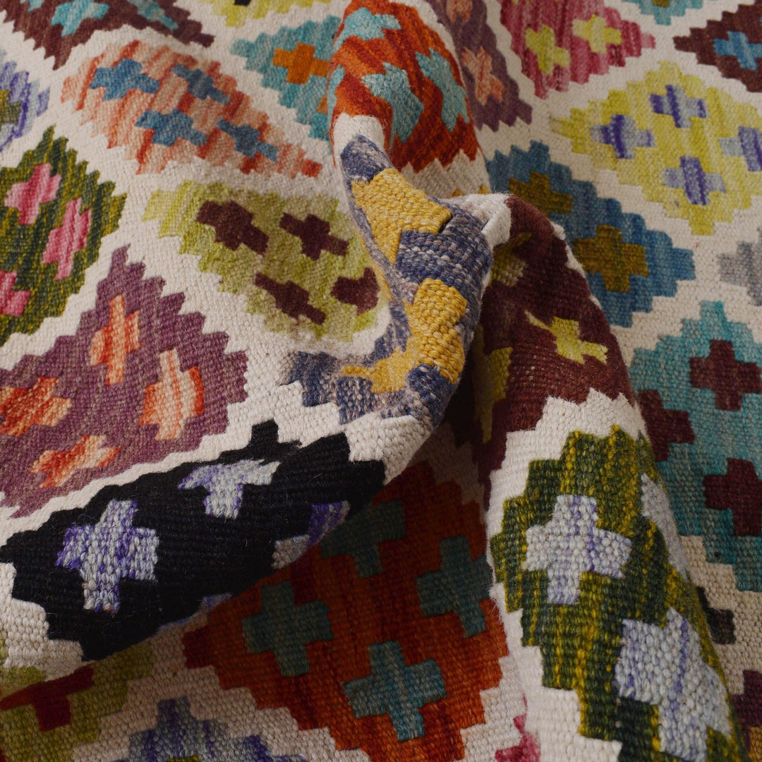 Long Chobi Kilim Runner 2' 8" x 9' 7" - No. AL27466