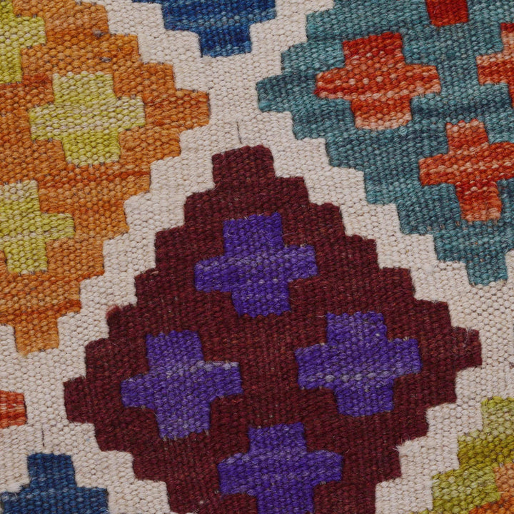 Small Size Chobi Kilim 3' 3" x 4' 11" - No. AL69382