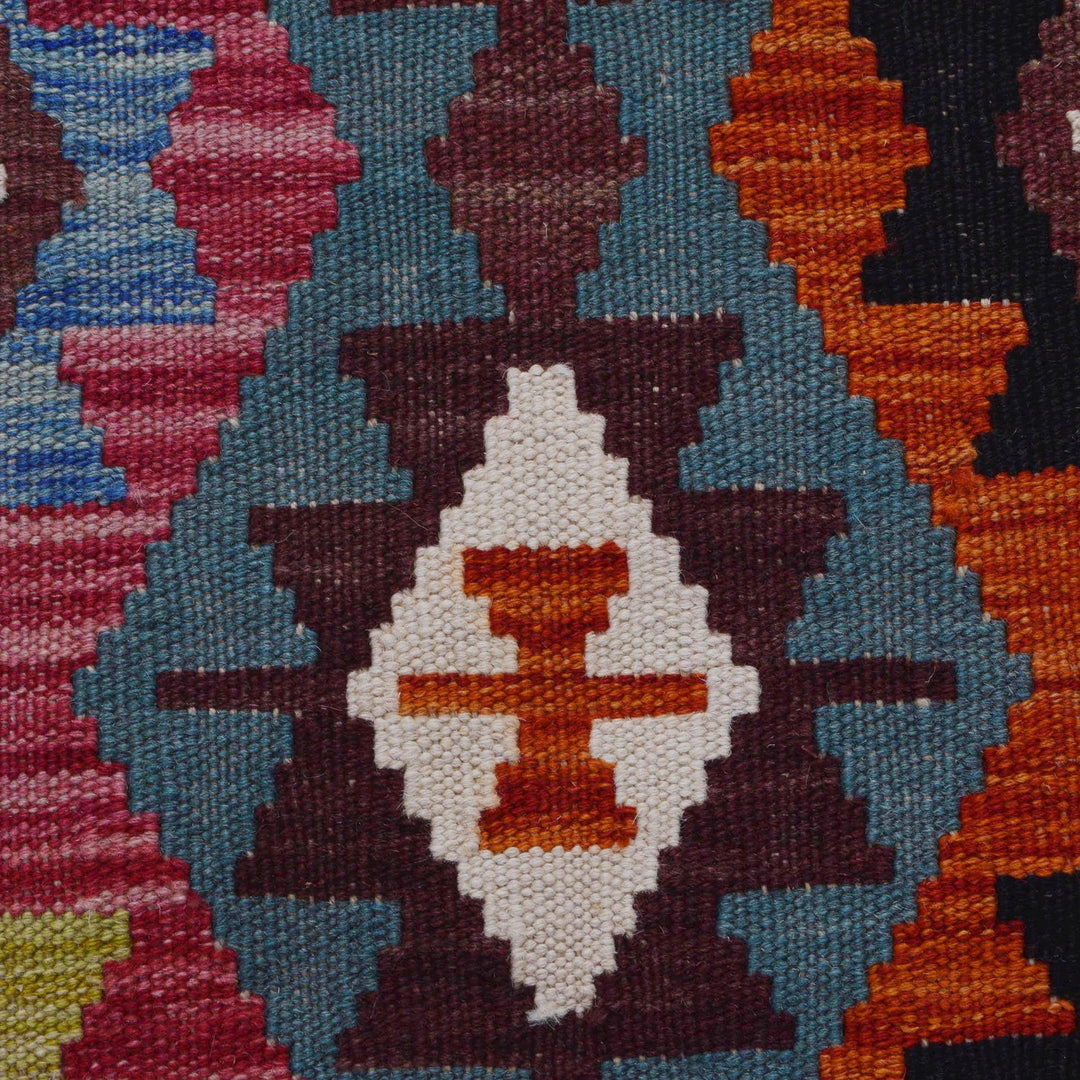 Handmade Afghan Vegetable Kilim 5' 0" x 6' 11" - No. AL44779