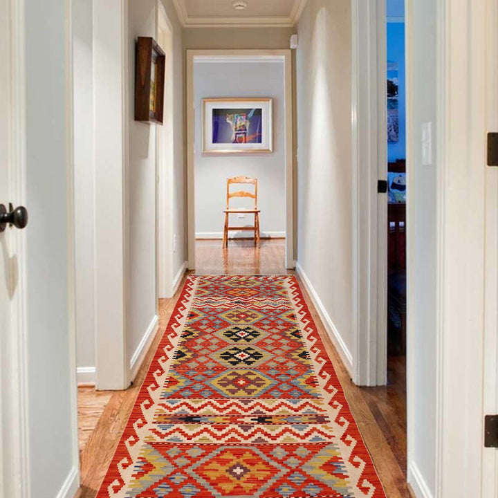 Long Kilim Runner 2' 8" x 10' 3" - No. AL38802