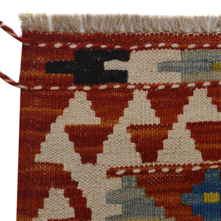 Handmade Vegetable Kilim Runner 2' 9" x 10' 0" - No. AL19536