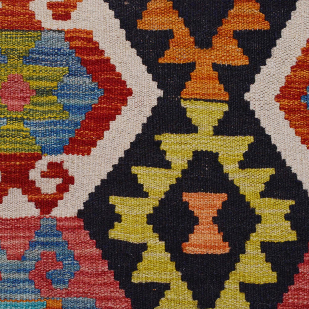 Handmade Vegetable Kelim 4' 1" x 6' 7" - No. AL26831