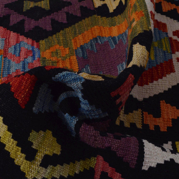 Handmade Vegetable Kelim 4' 1" x 6' 7" - No. AL26831