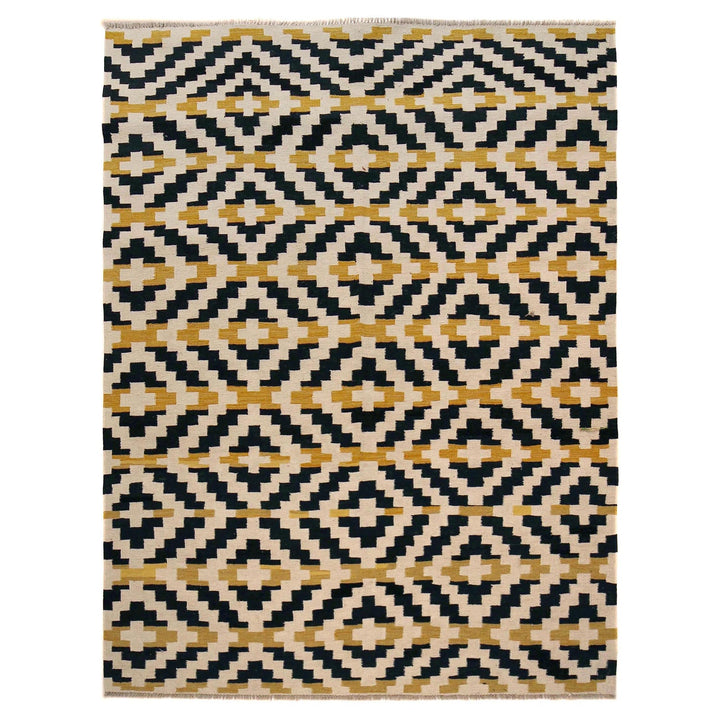 Multi Color ful Flat-Weave Wool Kilim 5' 10" x 8' 1" - No. AL98911