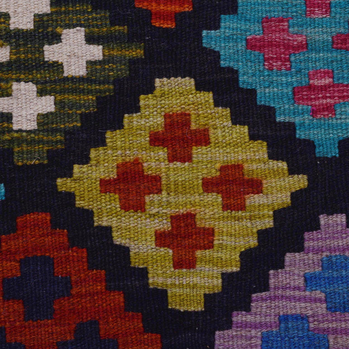 Handmade Vegetable Kilim 5' 2" x 6' 9" - No. AL56974