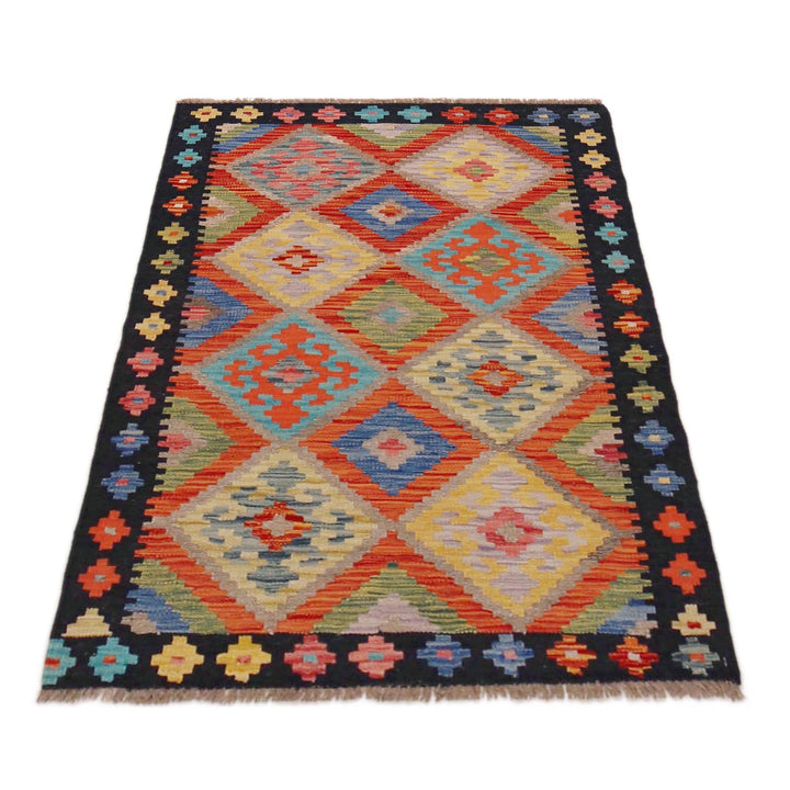 Hand Knotted Flatweave Kilim 2' 9" x 4' 3" - No. AL10306