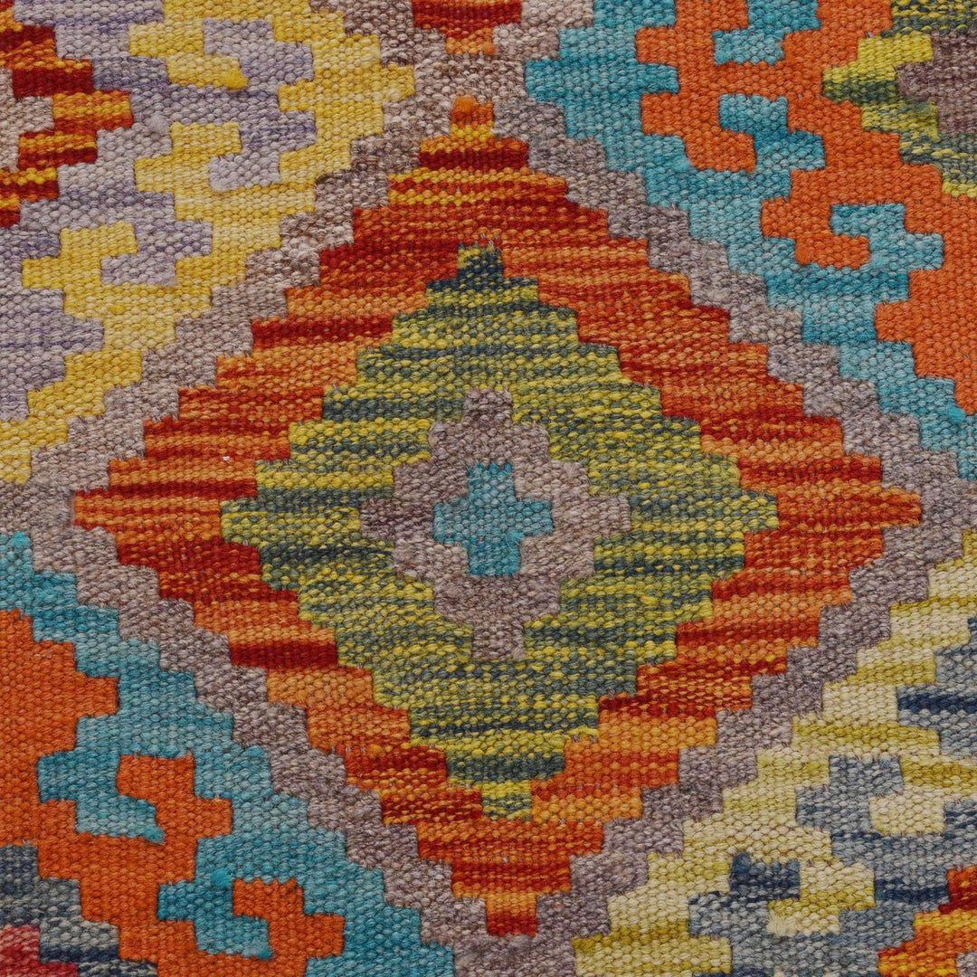 Hand Knotted Flatweave Kilim 2' 9" x 4' 3" - No. AL10306