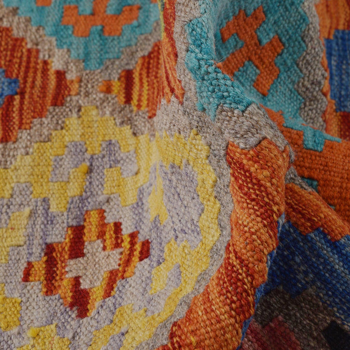 Hand Knotted Flatweave Kilim 2' 9" x 4' 3" - No. AL10306