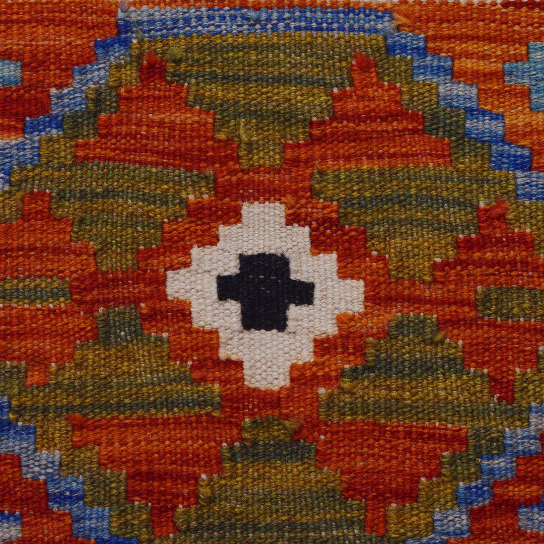 Handmade Vegetable Kelim Runner 2' 8" x 9' 10" - No. AL10601