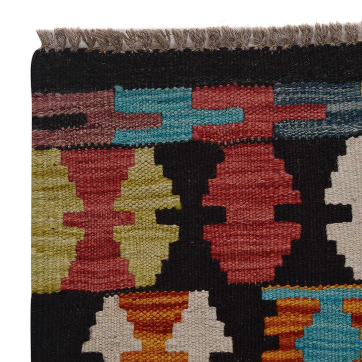 Handmade Vegetable Kilim 3' 3" x 5' 3" - No. AL38181