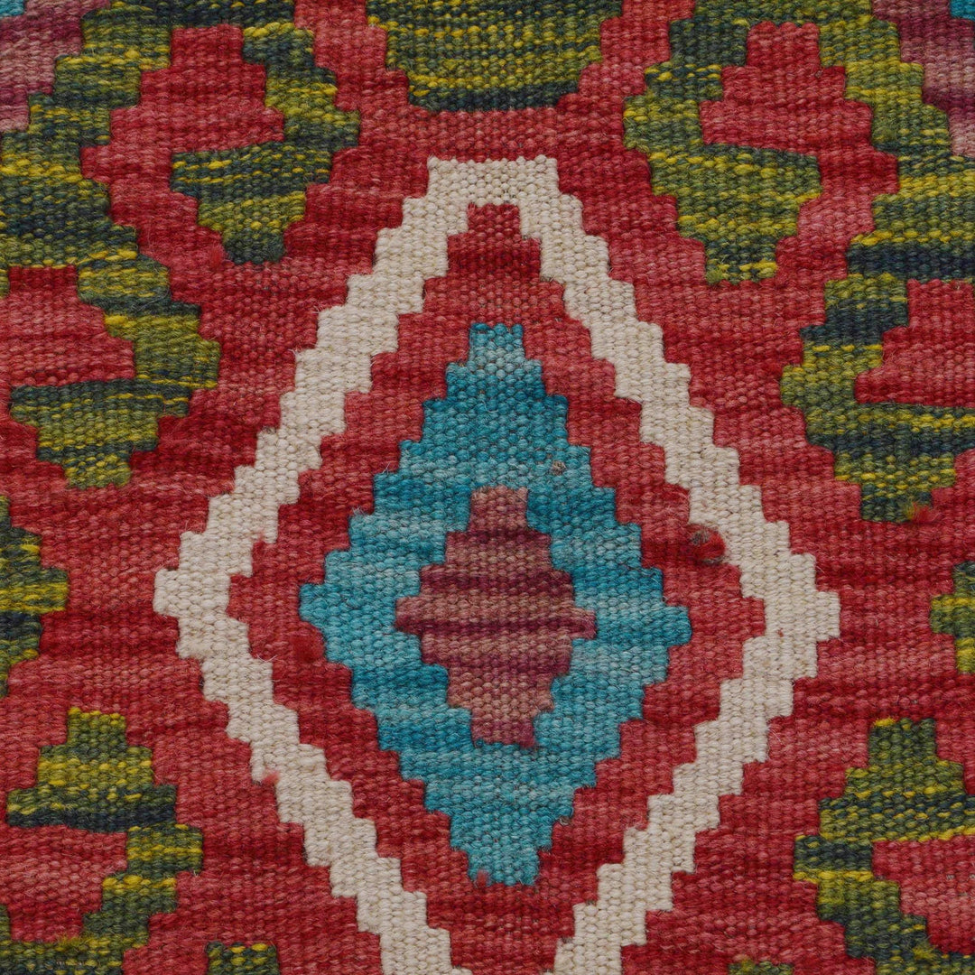 Handmade Vegetable Kilim 3' 3" x 5' 3" - No. AL38181