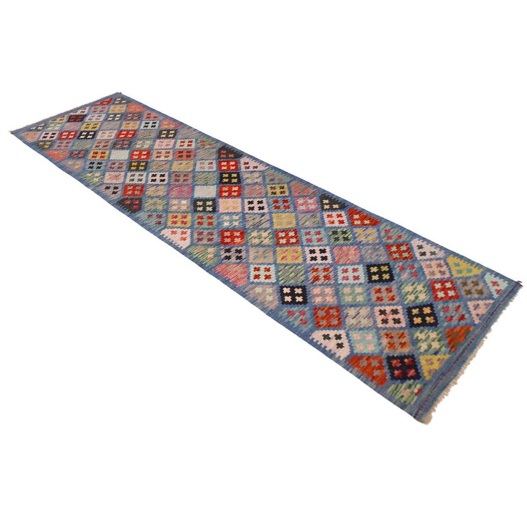 Long Chobi Kilim Runner 2' 7" x 9' 8" - No. AL74577