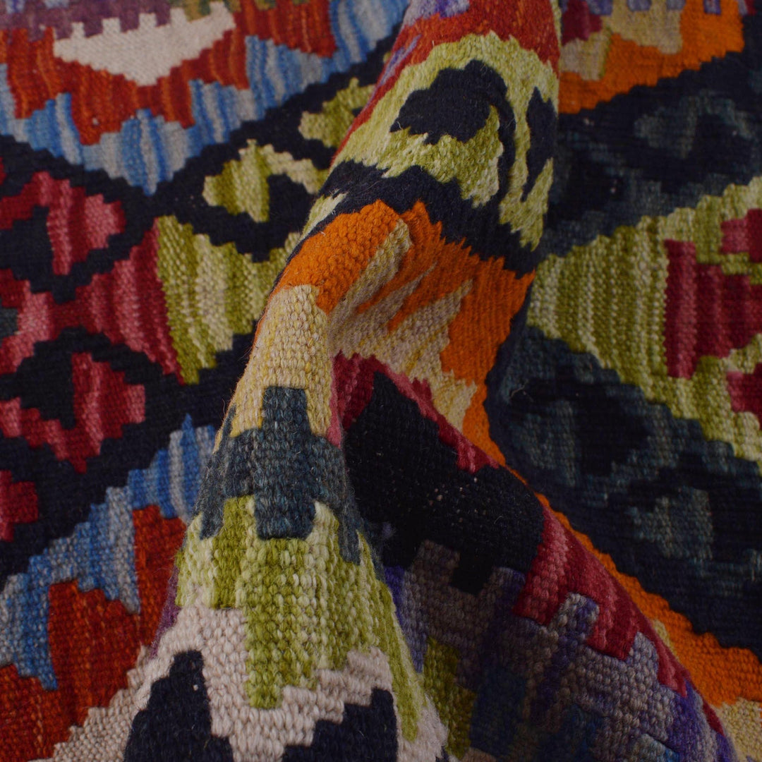 Handmade Vegetable Kelim Runner 2' 0" x 4' 9" - No. AL61686