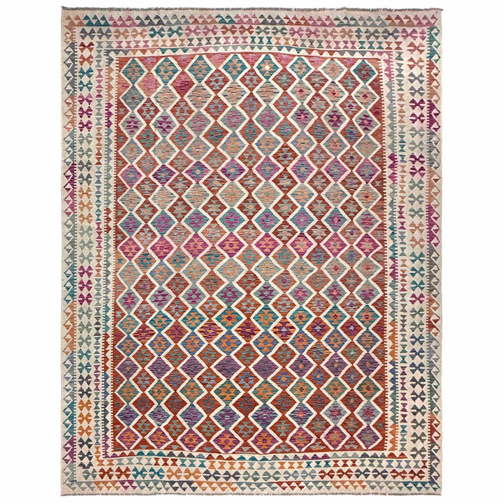 Hand Knotted Flatweave Kilim 9' 9" x 13' 1" - No. AL25029