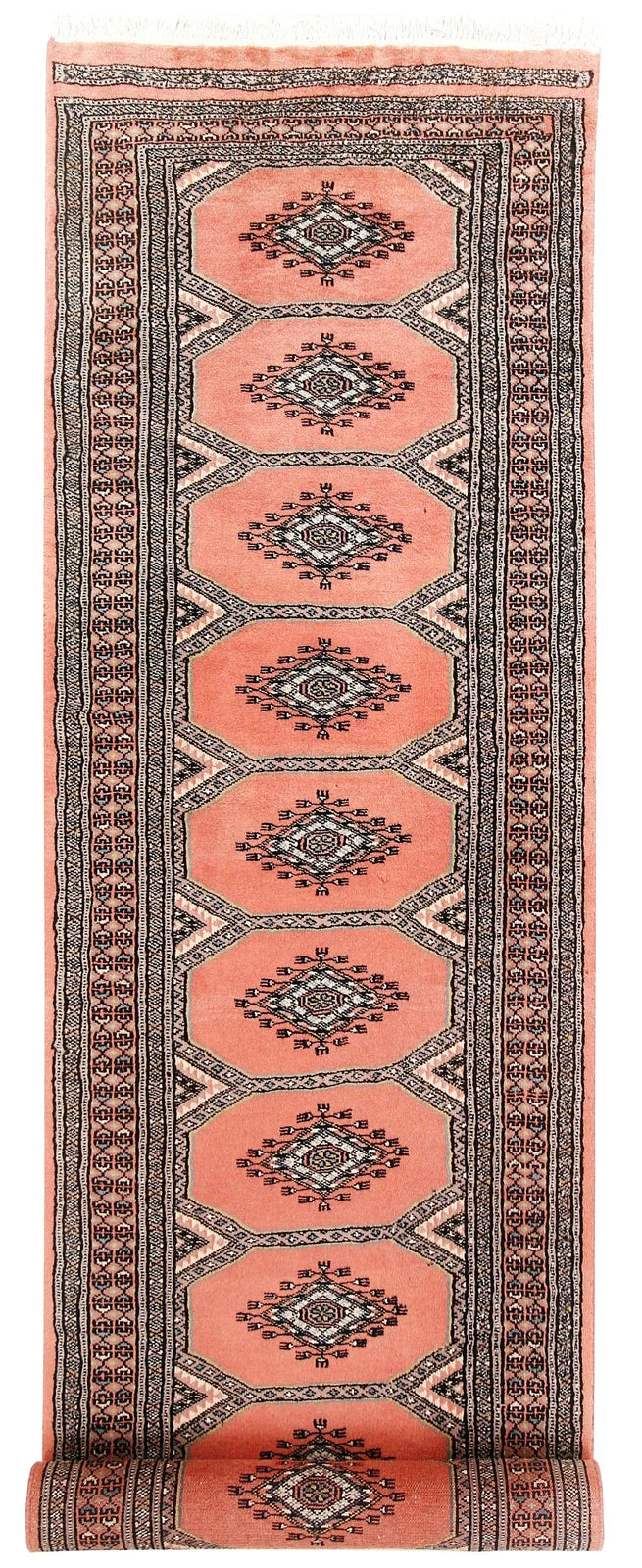 Red Jaldar Rug 2' 3" x 8' 10" Hand-Knotted | No. QA10417
